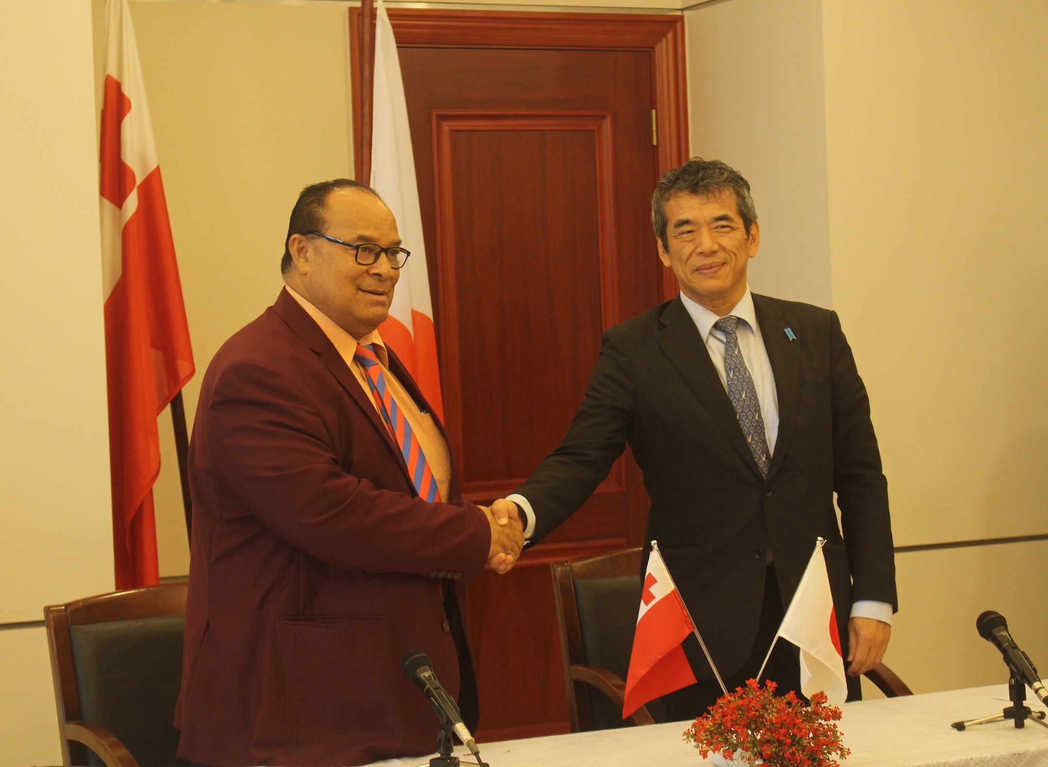 MEDIA RELEASE: “Exchange Note signing under Japan Non-Project Grant Assistance between Tonga and Japan”