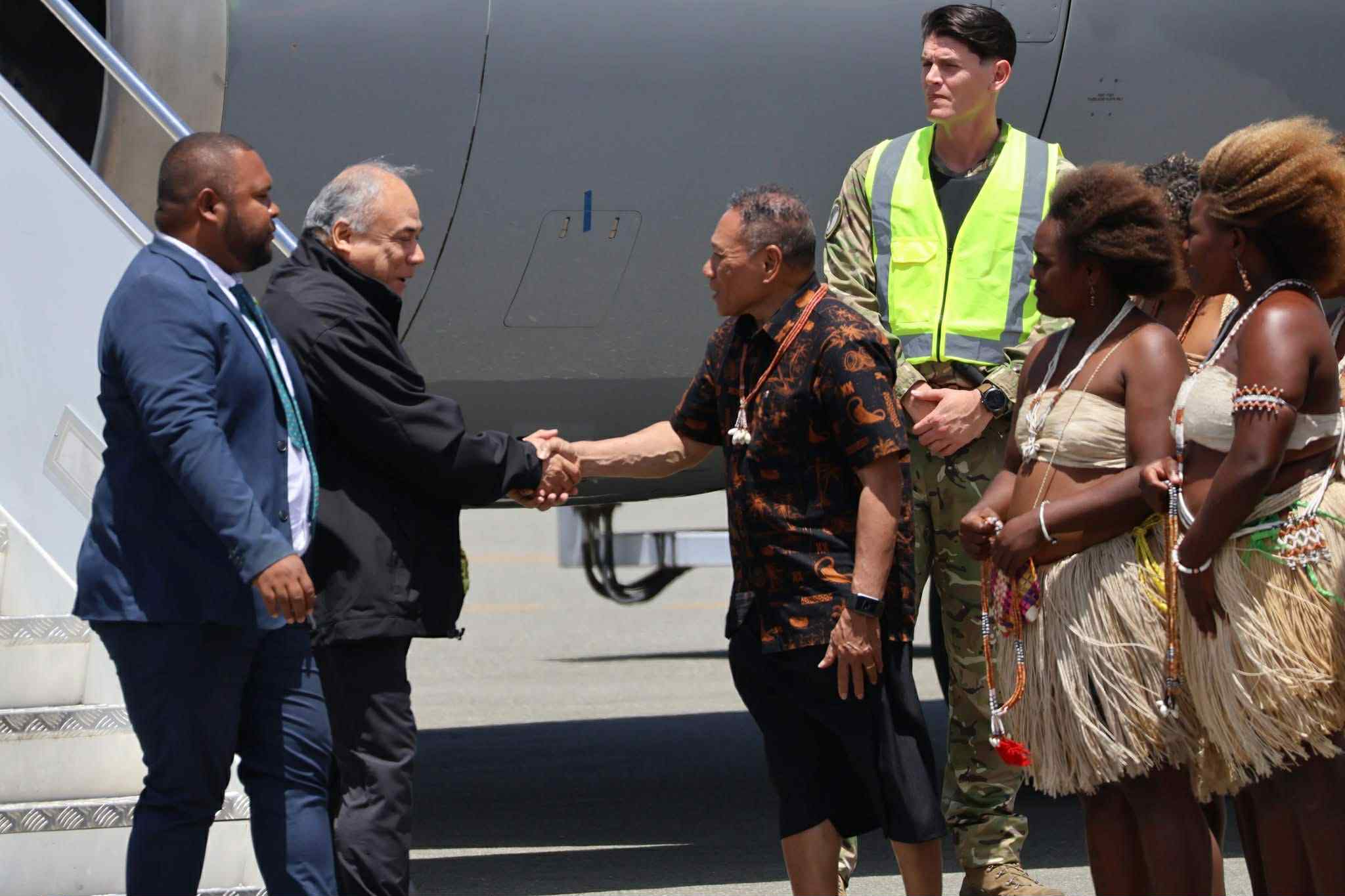 “PIF Chair has arrived in Honiara”