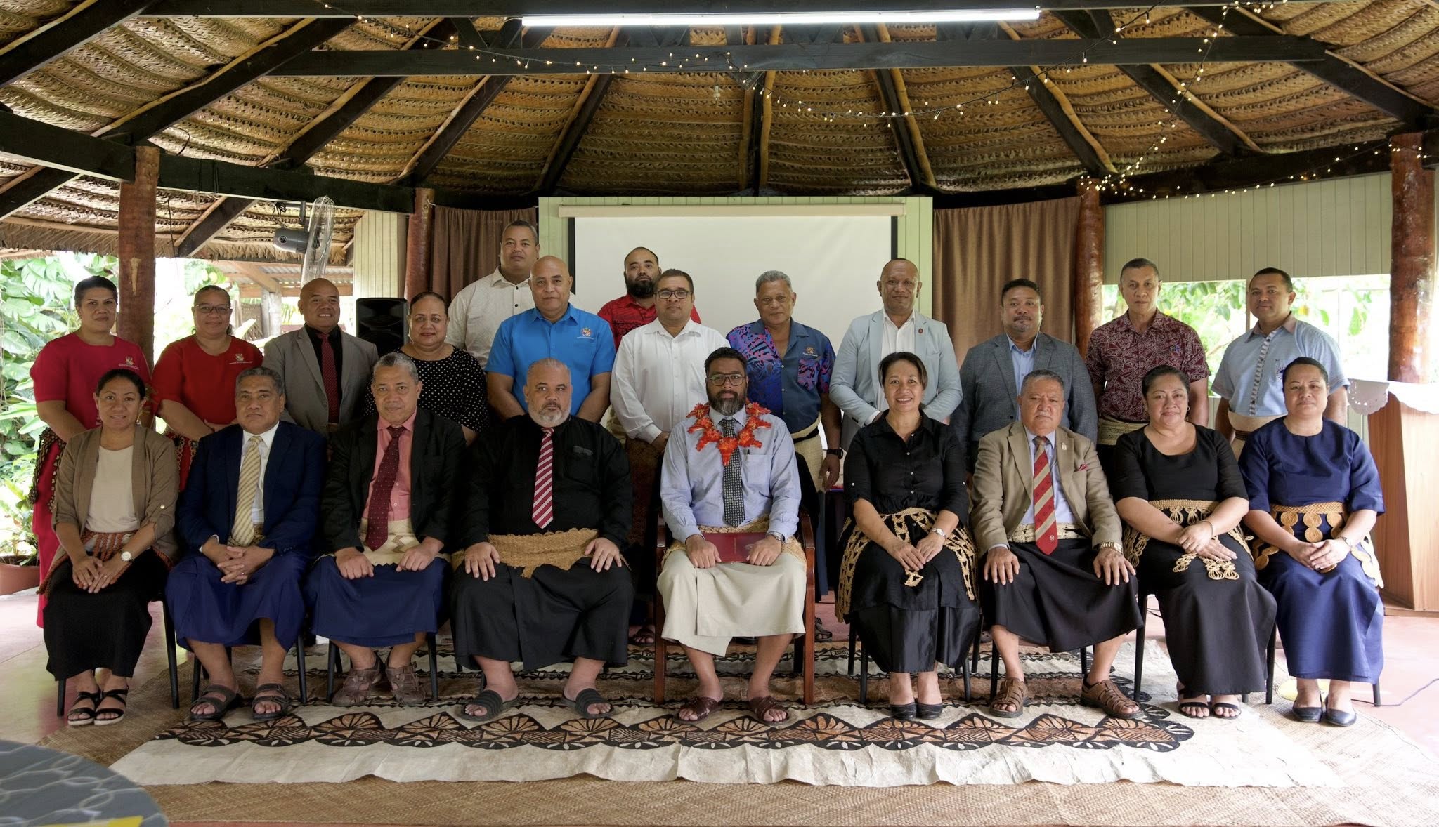 Honourable Prime Minister, Lord Fakafanua, joined Government Chief Executive Officers at a retreat hosted by the Public Service Commission