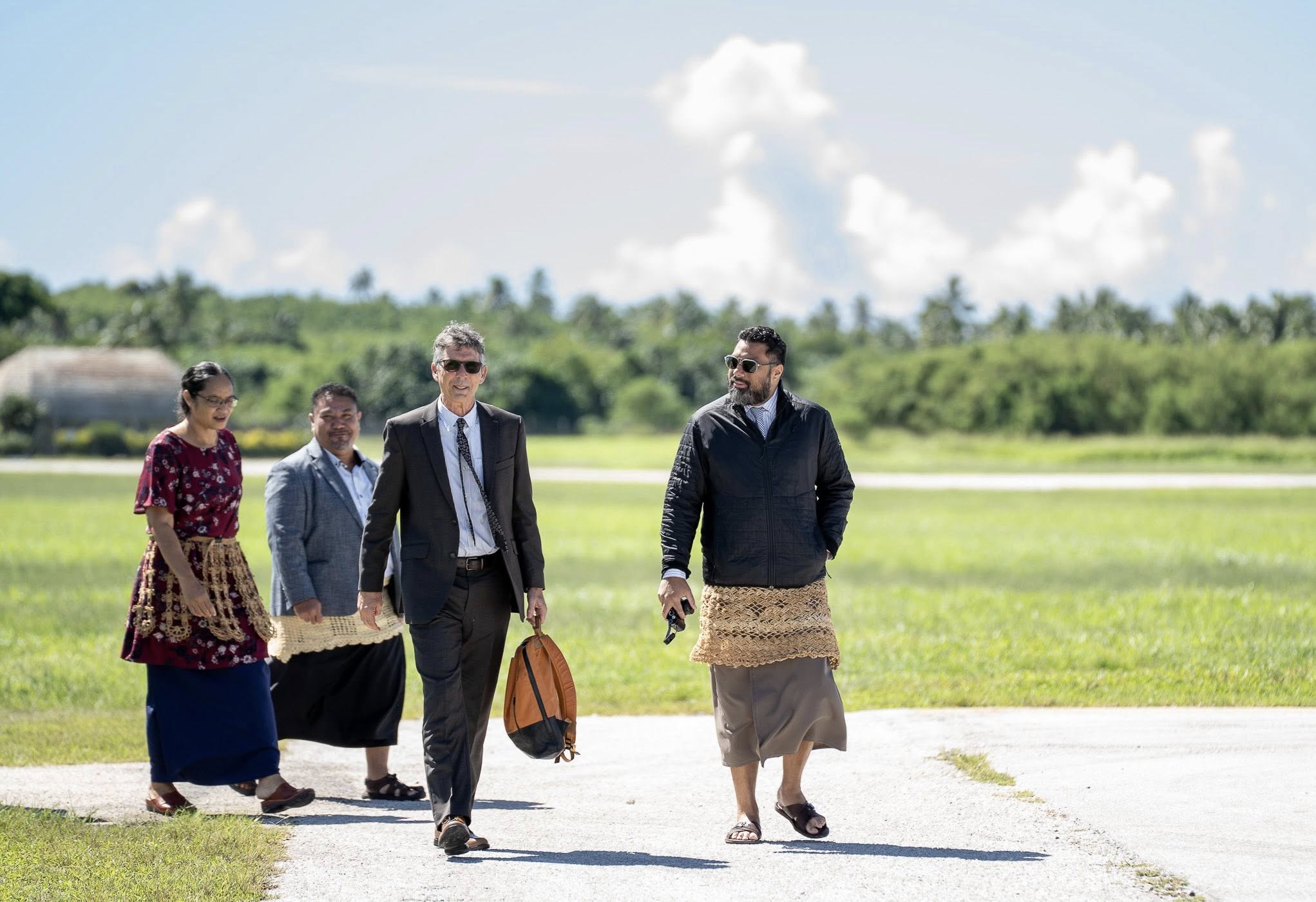 This morning, Mr. George Mills, Head of the Regional Affairs Office at the U.S. Embassy in Suva, traveled to Tonga to meet with Prime Minister, Lord Fakafanua.
