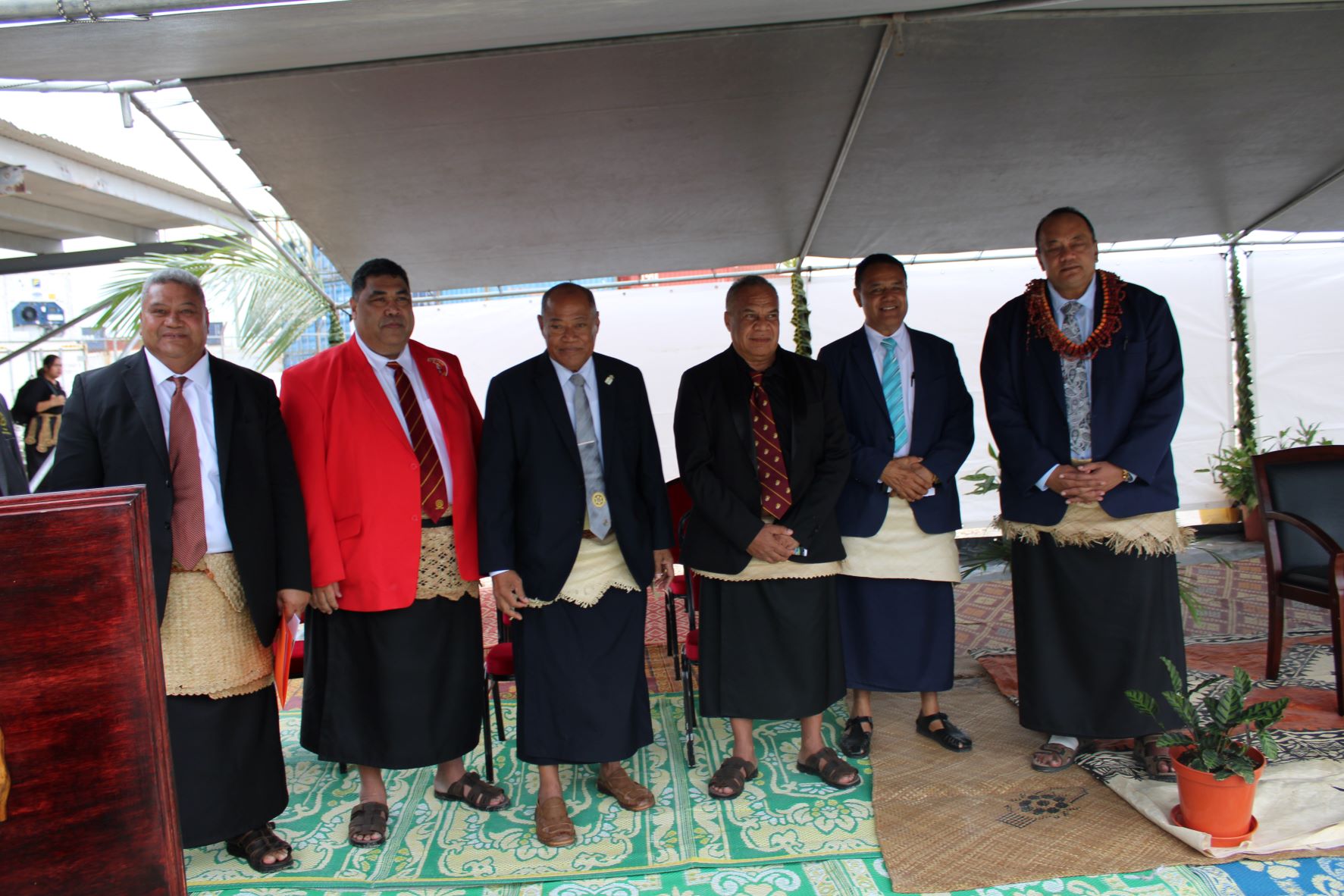 Hon. Prime Minister marked the beginning of construction works for the port upgrade project