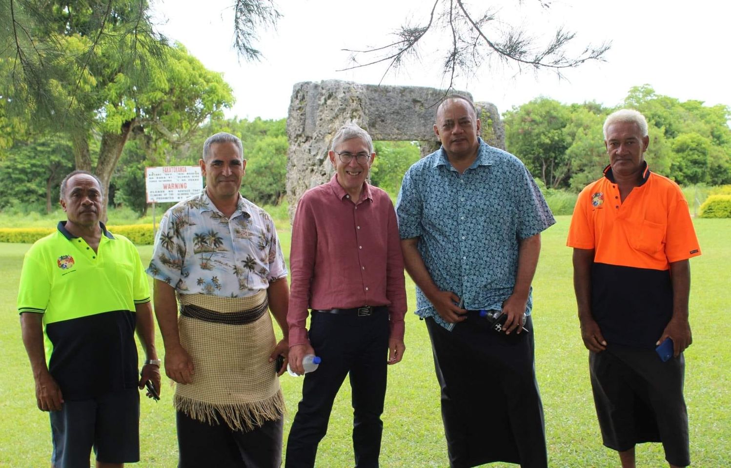 Island tour with the Honourable Prime Minister