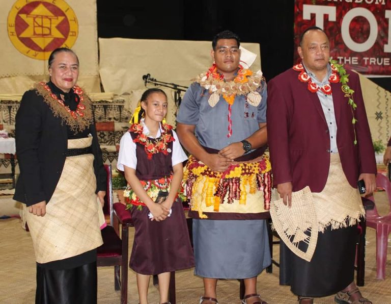 Honourable Prime Minister officiates at badging of Tonga High School