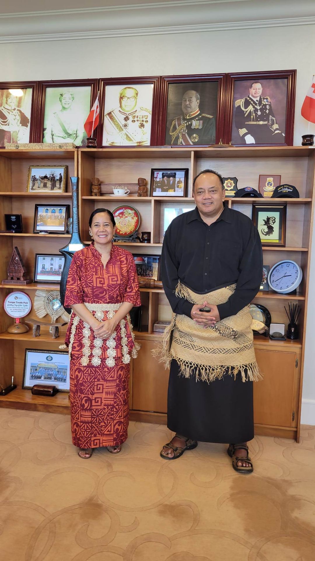 Forum Fisheries Agency Director General calls on Honourable Prime Minister