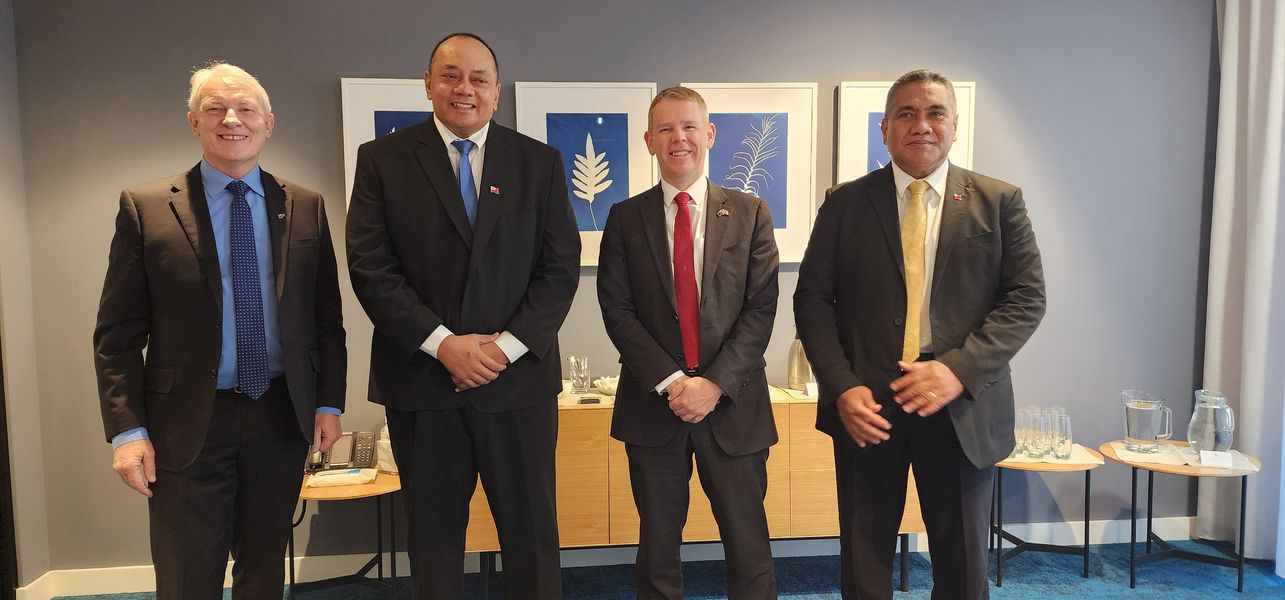 Prime Ministers meet in London and discuss key issues for Tonga and New Zealand