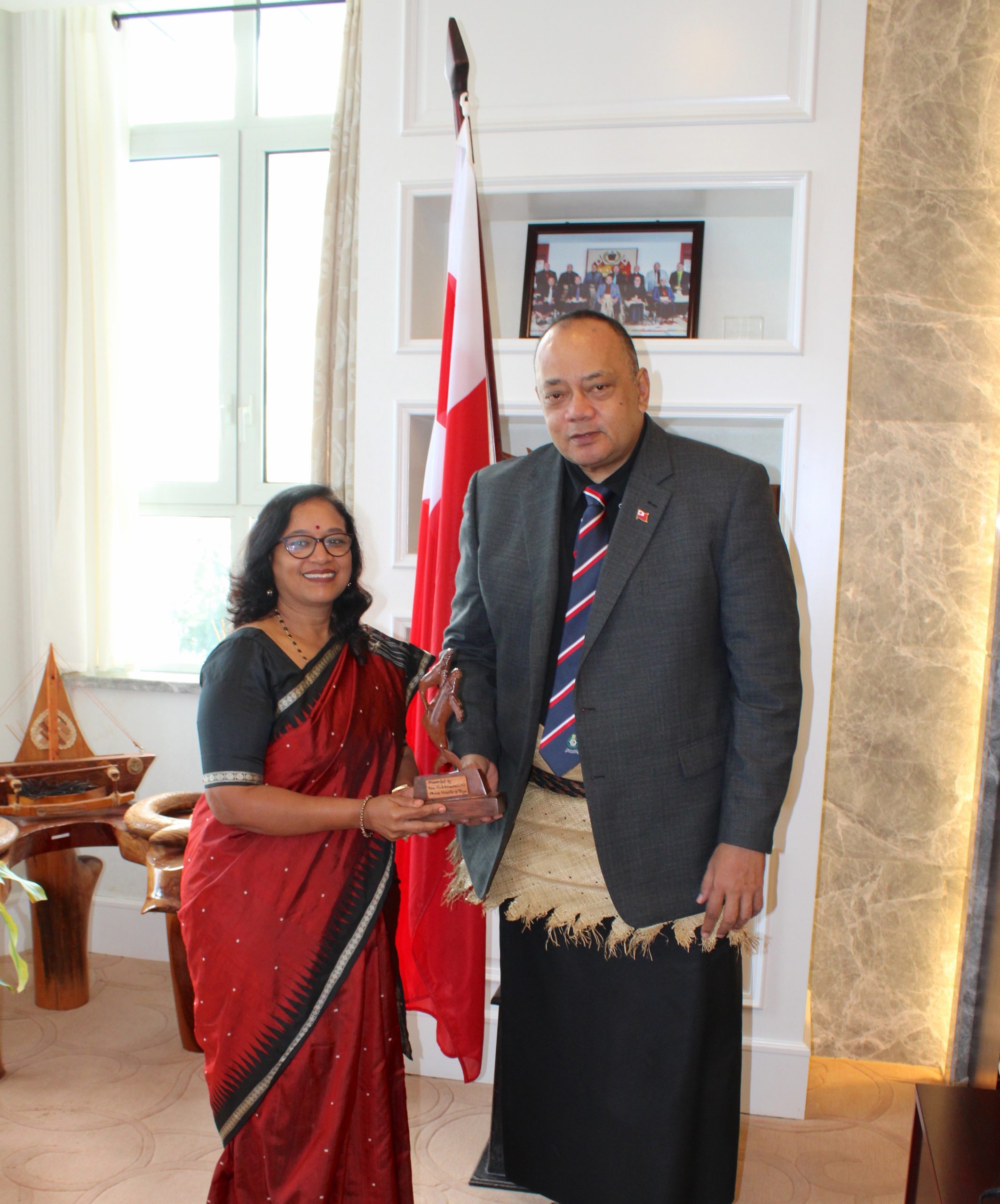 Second Secretary and Head of Chancery Mission for Indian High Commission visits Honourable Prime Minister