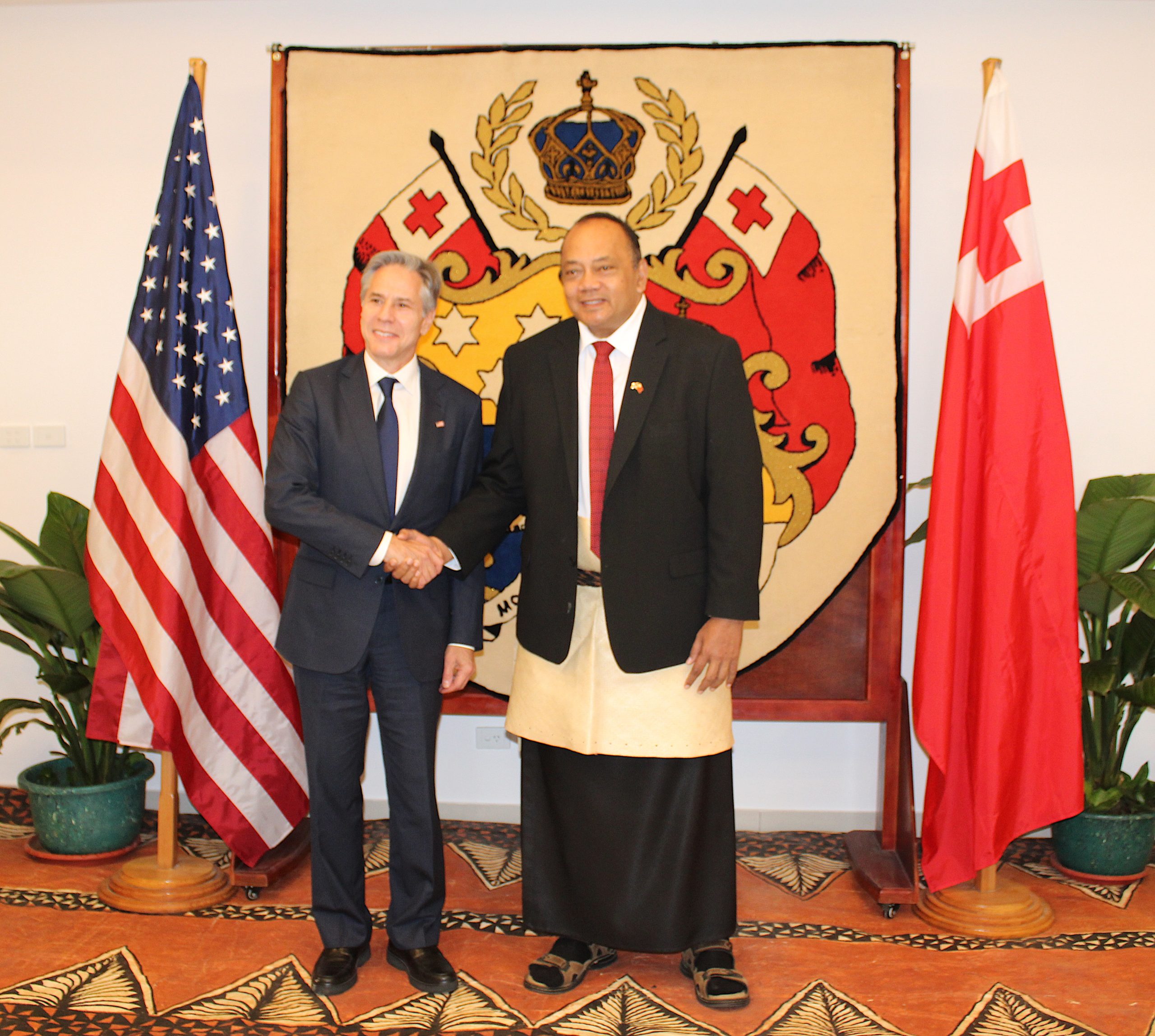 U.S. Secretary of State first official visit to the Kingdom of Tonga