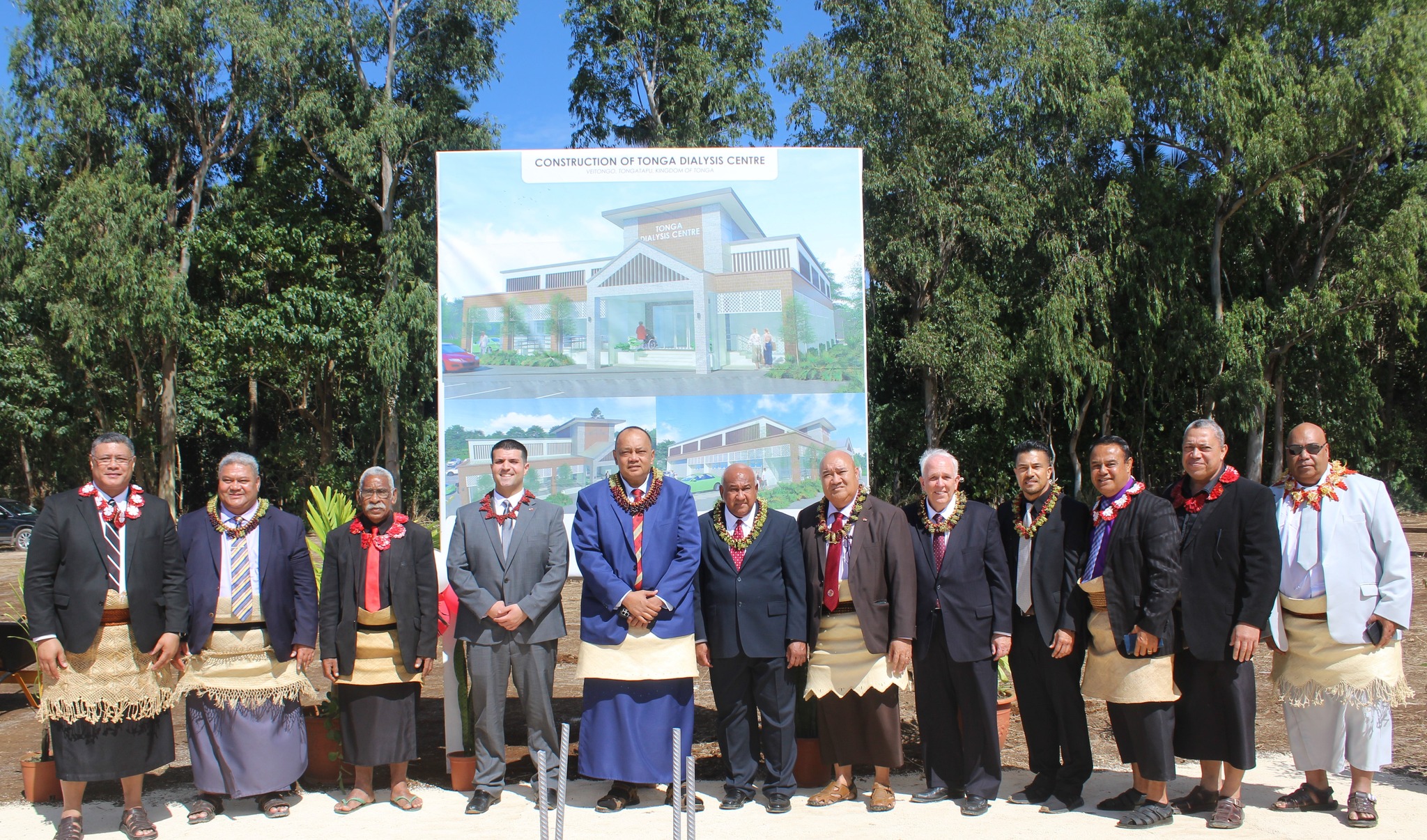 Ground breaking ceremony of the Dialysis Centre for Tonga