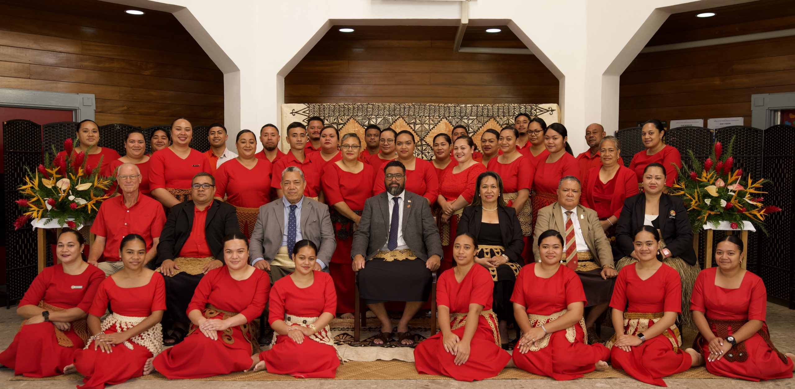 Prime Minister Lord Fakafanua met this morning with the Chair of the Public Service Commission Board