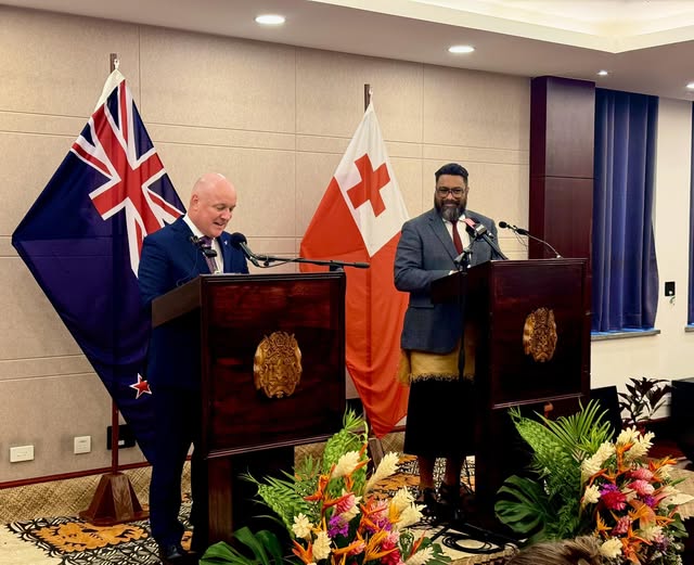 New Zealand Prime Minister Visits Tonga: Strengthening Bilateral Ties.