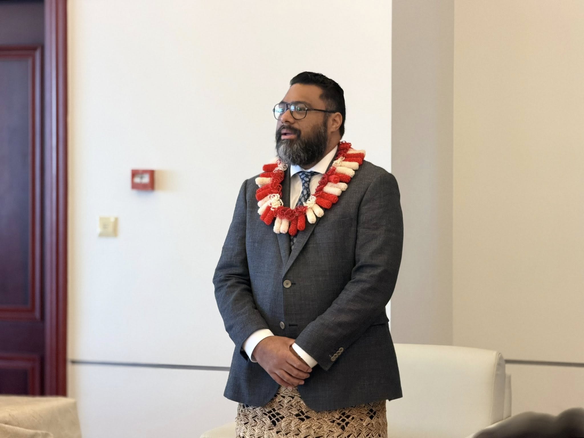 ‘Chief Secretary and Secretary to Cabinet, Mr. Paula Ma’u and PMO Staff mark Prime Minister’s Special Day.’