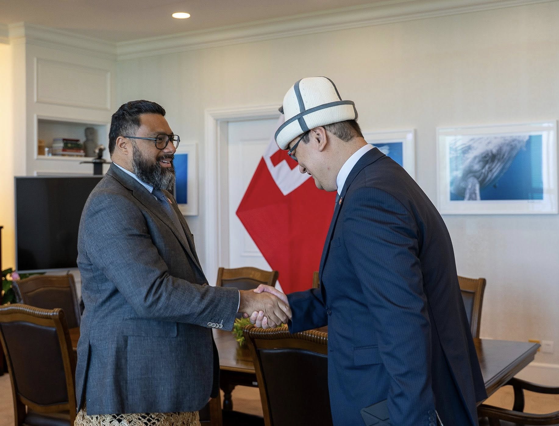 Courtesy Call this morning from Special Envoy of the President of the Kyrgyz Republic, His Excellency Mr. Anvar Anarbaev.